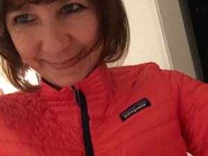 me-in-shock-pink-patagonia-jacket