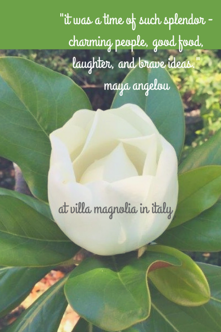at villa magnolia in italy