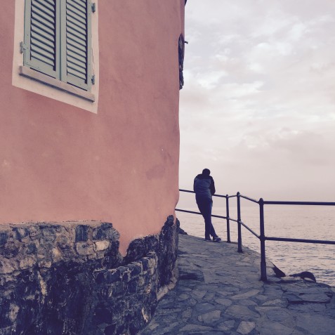 eric at the sea in tellaro