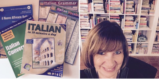 italian workbooks and me in tower studio