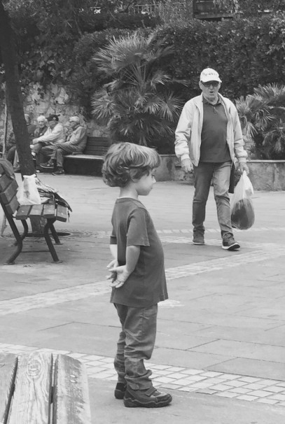 little boy in tellaro